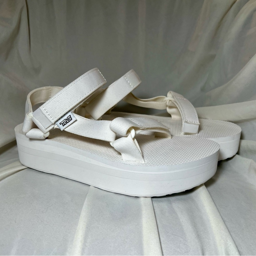Teva Women's White Platform Sandals